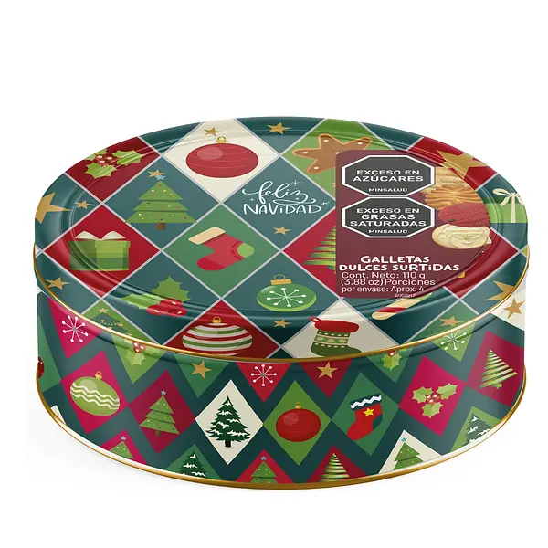 Galleta Navideña Cofre 110gr