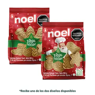 Galleta Navideña Noel Bolsa 200g