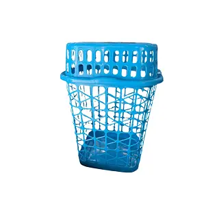 Cesta Con Tapa Cuadrada Pequeña