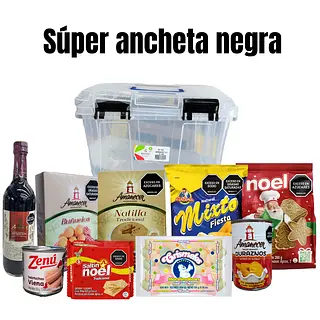 Súper Ancheta Navideña Negra