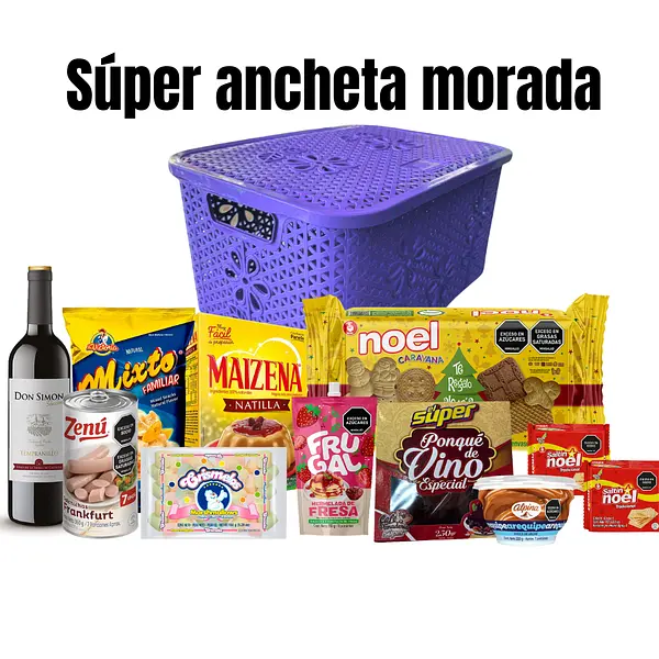 Súper Ancheta Navideña Morada