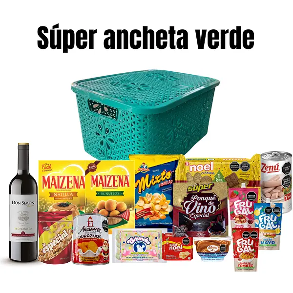 Super Ancheta Navideña Verde