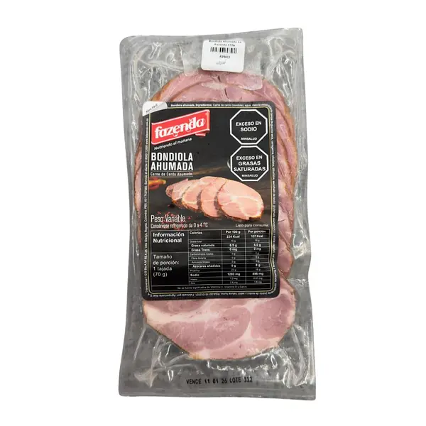 Bondiola Ahumada La Fazenda 410g