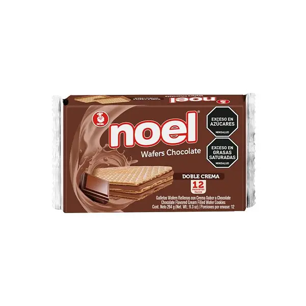 Galleta Wafers Noel Chocolate 12*22g