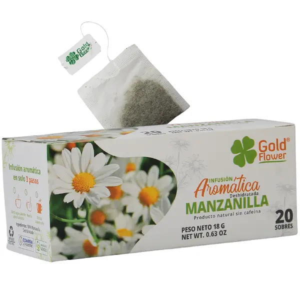 Aromatica Gold Flower Manzanilla 20 Und