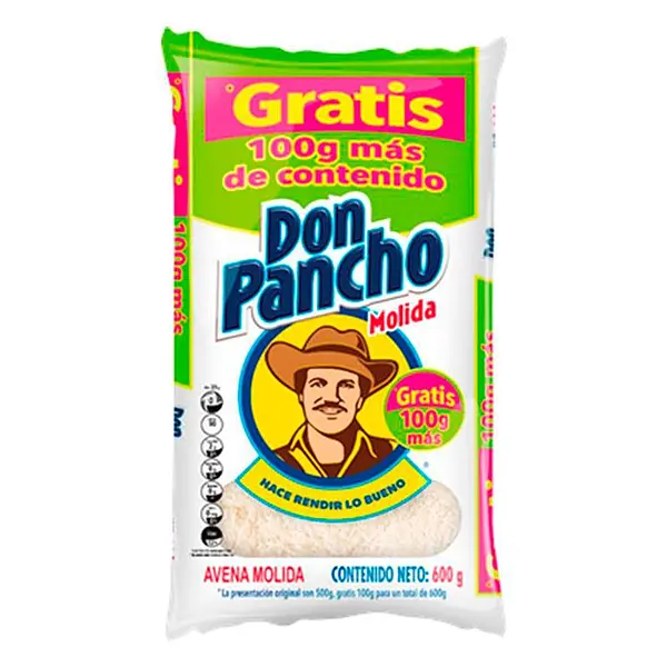 Don Pancho 500gr Avena Molida Gts 100g