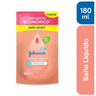 Baño Liquido Johnson Cabeza A Pie Doypack 180ml