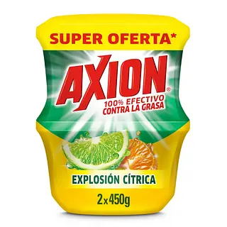 Lavaplatos Axion Explosion Citrica 2*450g