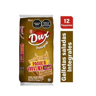 Galleta Dux Integral Pague 9 Lleve 12 Ind