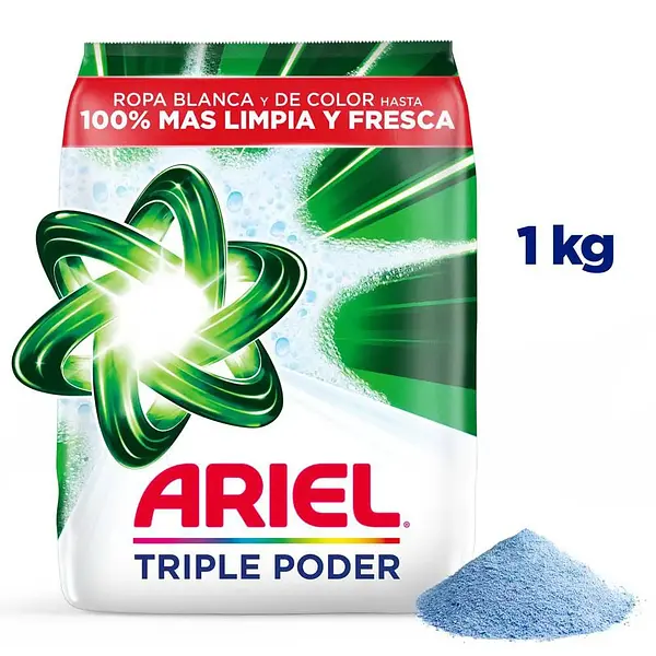Detergente Ariel Triple Poder 1000gr