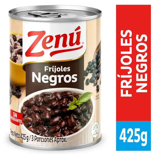 Frijol Negro Zenu 425g
