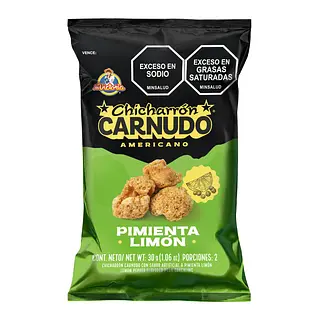 Chicharron Carnudo La Victoria Pimienta Limon 30g