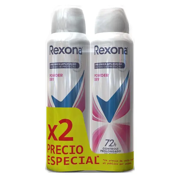 Desodorante Rexona Powder Dry 2*89g