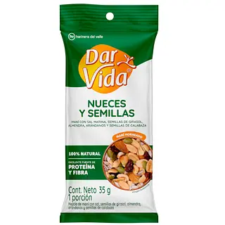 Nueces Y Semillas Secos Dar Vida 35g