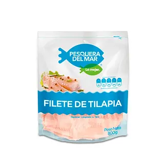 Filete De Tilapia Pesquera Del Mar 700g