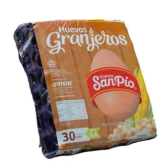 Huevos San Pio Granjero Aa 30und