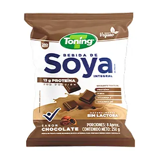 Bebida De Soya Toning Sabor Chocolate 250g