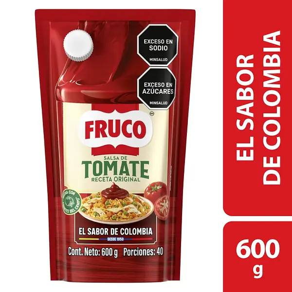 Fruco Salsa Tomate X 600gr Doypack