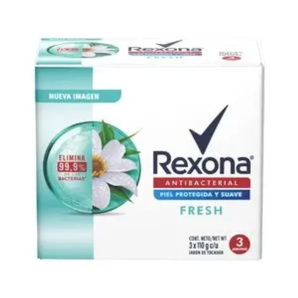 Jabon Baño Rexona 110g*3 Fresh