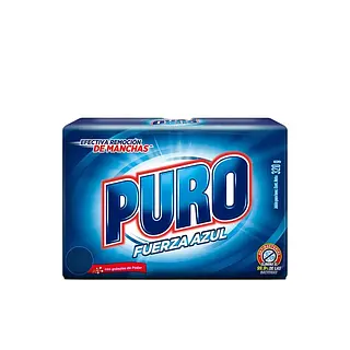 Jabon De Barra Puro Fuerza Azul 320g