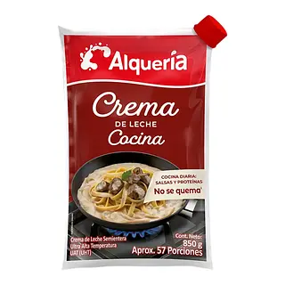 Crema De Leche Alqueria Cocina 850g