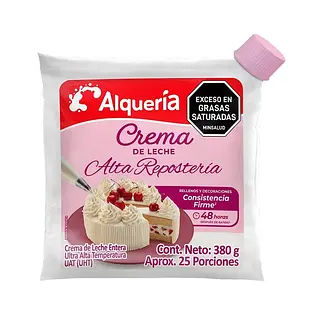Crema De Leche Alqueria Alta Reposteria 380g