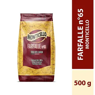 Pasta Monticello Farfalle 500g