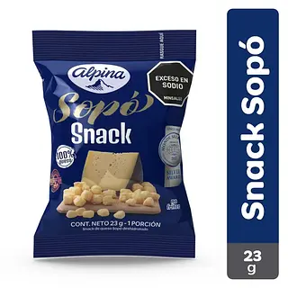 SNACK QUESO SOPO DESHIDRATADO ALPINA 23G