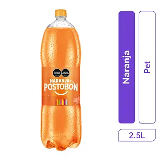 GASEOSA NARANJA POSTOBON 2.5L