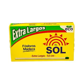 FOSFOROS EL SOL EXTRALARGOS ECO 9.5CM