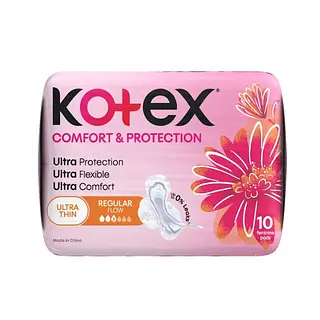Toalla Kotex Comfort & Proteccion 10 Und