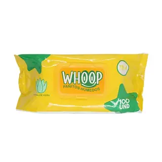 PAÑITOS HUMEDOS WHOOP 100 UND